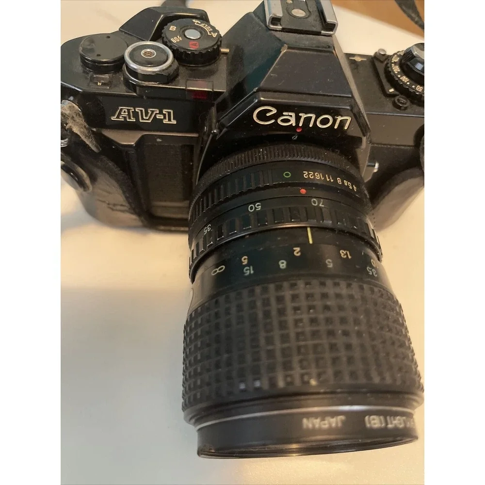[Canon AV-1 Black 35mm SLR w/ 35-70mm f/4 Lens (17)